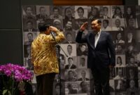 Ketua Umum Partai Gerindra Prabowo Subianto menghadiri acara perayaan ulang tahun Menko Marves Luhut Binsar Pandjaitan. (Dok. Tim Media Prabowo)

