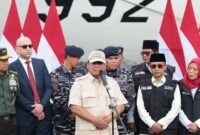 Kapal RS Indonesia ke Mesir Dilepas Prabowo Subianto. (Dok. Tim Media Prabowo Subianto)

