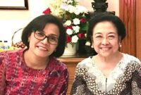 Menteri Keuangan Sri Mulyani Bersama Ketua Umum PDI Perjuangan, Megawati Soekarnoputri. (Instrgram.com/@smindrawati
)