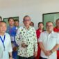 Ketua BNSP Syamsi Hari, bersama peserta sertifikasi welder CPMI tujuan Korea Selatan di LPK Geweld Batam. Sertifikasi yang berlangsung pada 14-16 Juni 2024. (Doc.Ist)